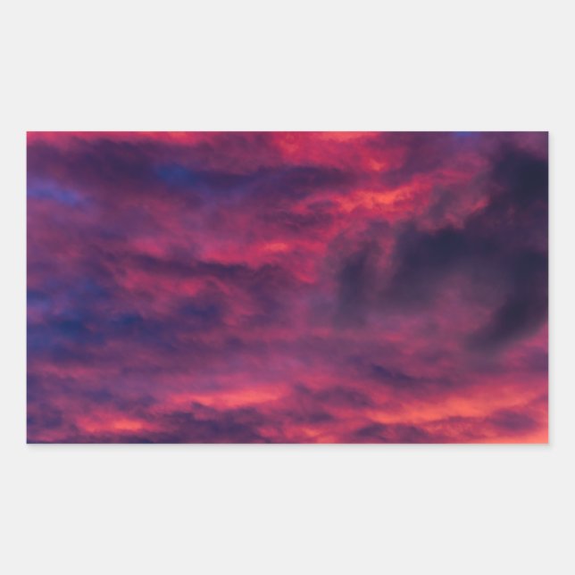 Adesivo Retangular vermelho augural (Frente)