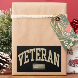 Adesivo Retangular Veterano Dia dos Veteranos EUA Estados Unidos Amer
