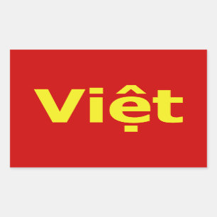 Adesivo Retangular Việt