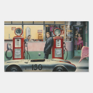 Adesivo Retangular Via de Destino