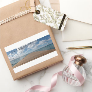 Adesivo Retangular Víblias do Oceano Tranquilo