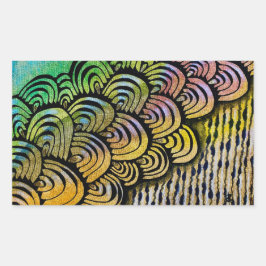 Adesivo Retangular Vibração