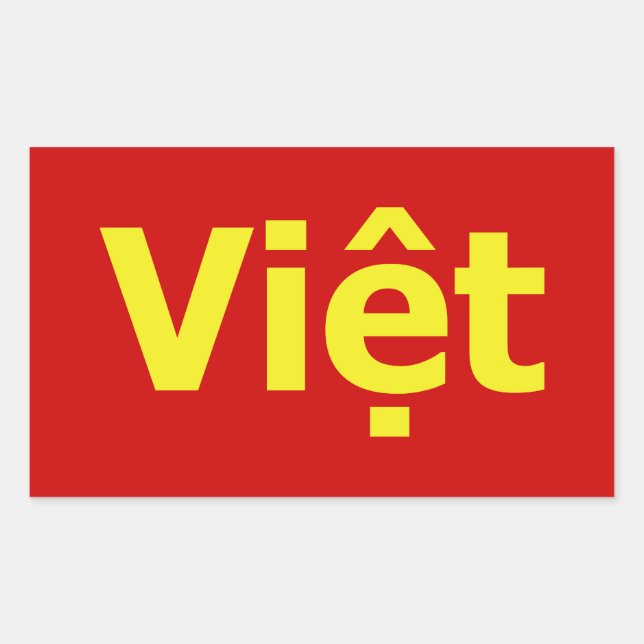 Adesivo Retangular Viet (Frente)