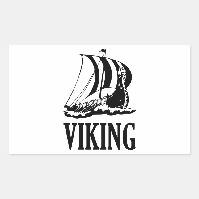 Adesivo Retangular Viking (Frente)