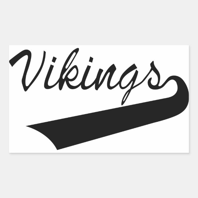 Adesivo Retangular Vikings (Frente)