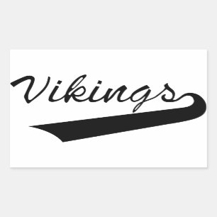 Adesivo Retangular Vikings