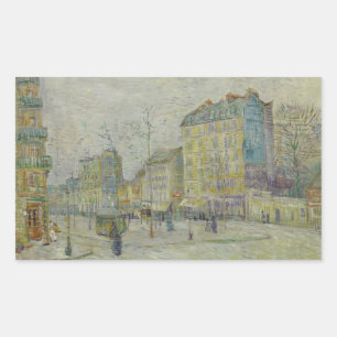 Adesivo Retangular Vincent van Gogh - Boulevard de Clichy