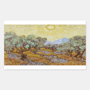 Adesivo Retangular Vincent van Gogh - Oliveiras