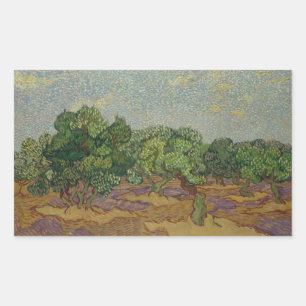 Adesivo Retangular Vincent van Gogh - Oliveiras