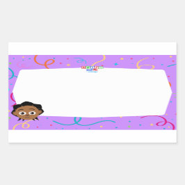 Adesivo Retangular Vinheta