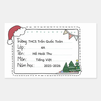 Adesivo Retangular Vinheta