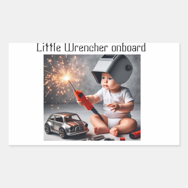 Adesivo Retangular Vinheta (Frente)