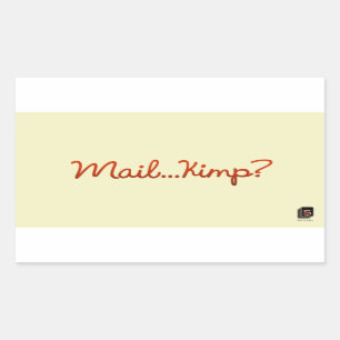 Adesivo Retangular Vinheta de doação de podcast serial