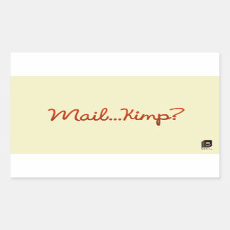 Adesivo Retangular Vinheta de doação de podcast serial