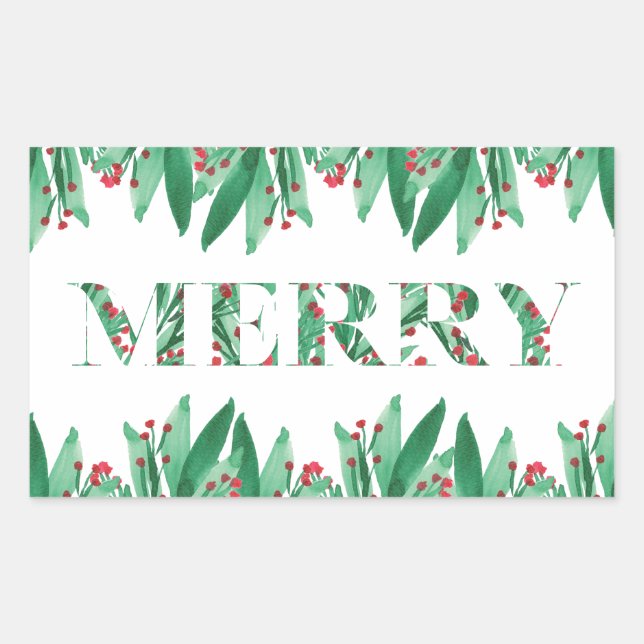 Adesivo Retangular vinheta de feliz (Frente)