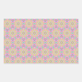 Adesivo Retangular Vinheta de meditação de sarampo