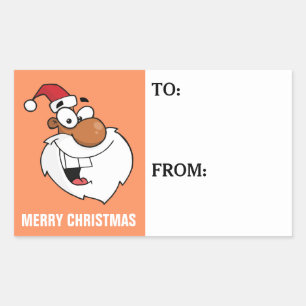 Adesivo Retangular Vinheta de presentes Negra Negra Negra