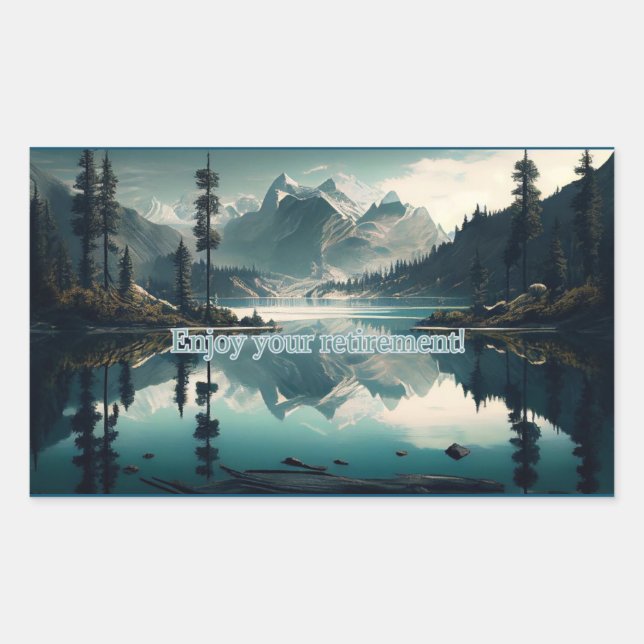 Adesivo Retangular Vinheta de Reforma (Frente)