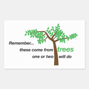 Adesivo Retangular Vinheta do dispensador da torre de papel