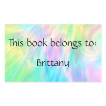 Vinheta do Pastel Bookplate