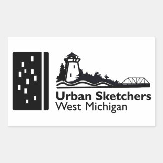 Adesivo Retangular Vinheta - Folha de 4