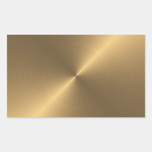 Adesivo Retangular Vinheta metálica escovada (Frente)