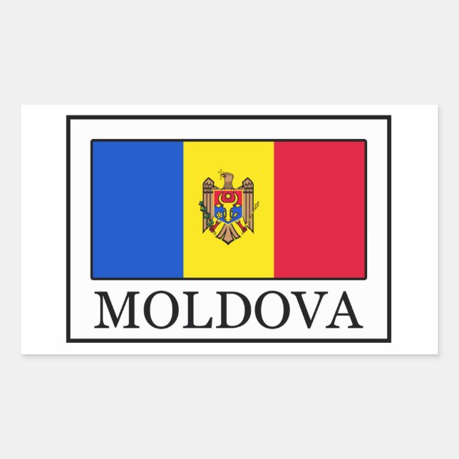 Adesivo Retangular Vinheta Moldávia (Frente)