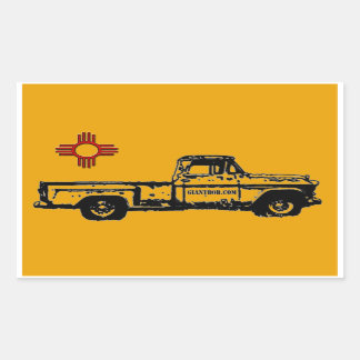 Adesivo Retangular Vinheta Oblong de Ascensão Zia