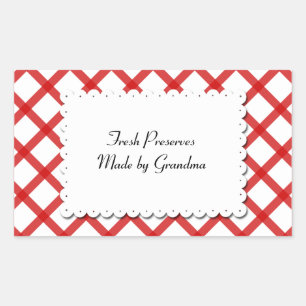 Adesivo Retangular Vinheta Personalizada da Porta Branca das Verifica