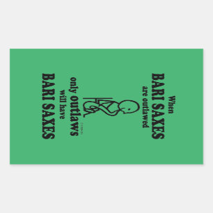 Adesivo Retangular Vinheta Retangular Bari Saxes Proibida