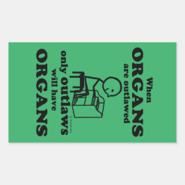 Adesivo Retangular Vinheta Retangular Organizada Não Autorizada