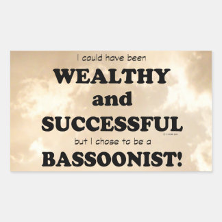 Adesivo Retangular Vinheta retangular rica e bem-sucedida