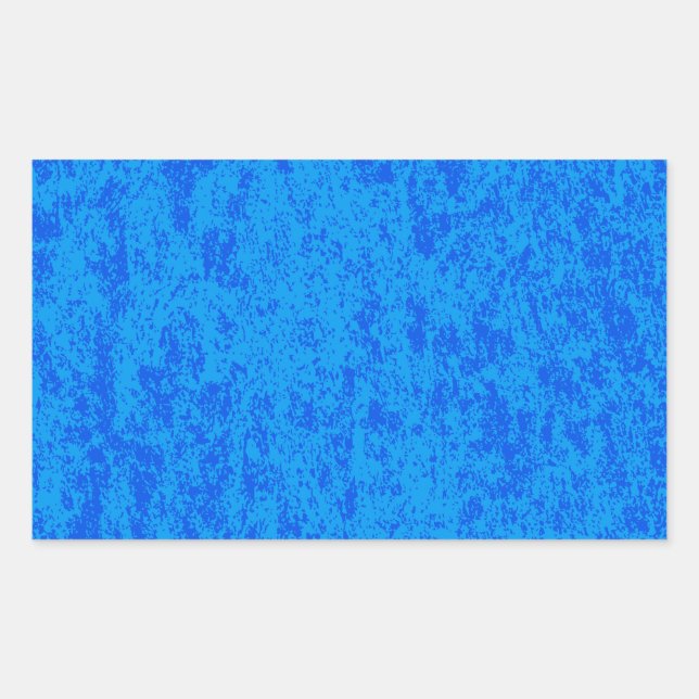 Adesivo Retangular Vinheta Retângulo Azul Marble (Frente)