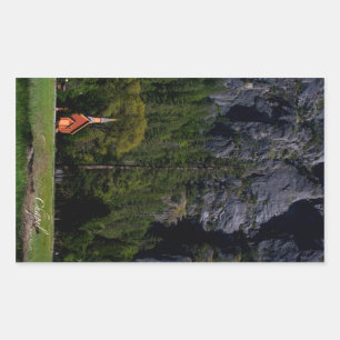 Adesivo Retangular Vinheta Retângulo da Capela