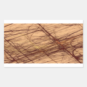Adesivo Retangular Vinheta Retângulo Fractal Abstrato de Grunge Casta