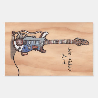 Adesivo Retangular Vinheta Steamtar