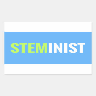 Adesivo Retangular Vinheta STEMinist - Retângulo