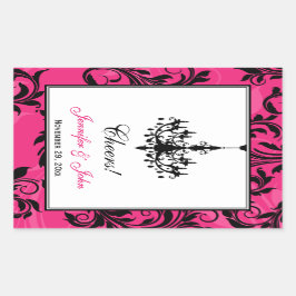 Adesivo Retangular Vinheta-Vinho-Vinho-Vinho-Vinho-Vinho Preto-Cor-de