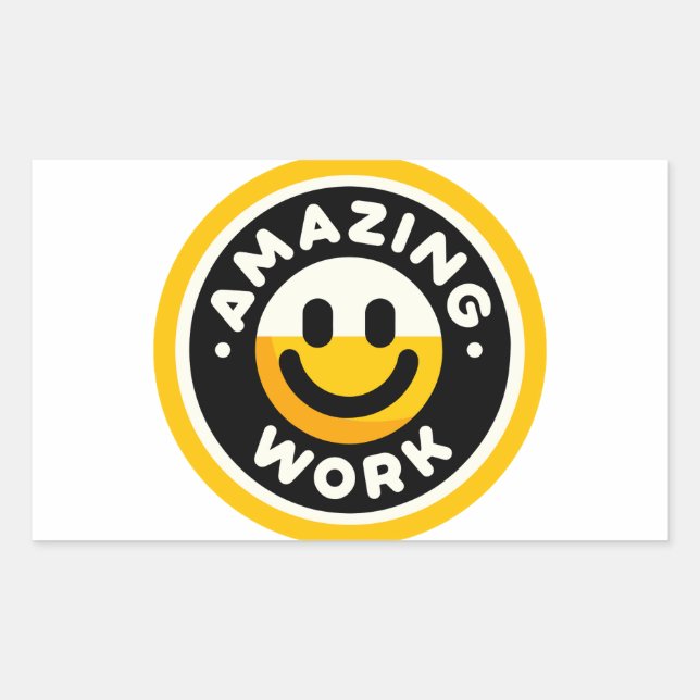 Adesivo Retangular Vinhetas Incríveis (Frente)