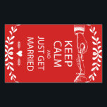 Adesivo Retangular Vintage MANTER CALM SE CASAR<br><div class="desc">Vintage MANTER CALM SE CASAR</div>