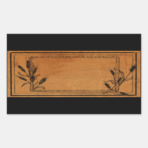 Adesivo Retangular VINTAGE MASON JAR Label Sticker