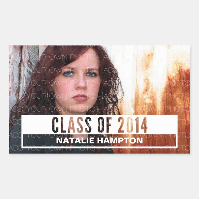 Adesivo Retangular Víory Modern Cortar Formandos (Frente)