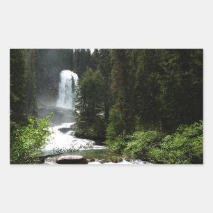 Adesivo Retangular Virginia Falls no Glacier National Park