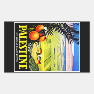 Adesivo Retangular Visita Palestina ~ Veja a beleza antiga recuperada