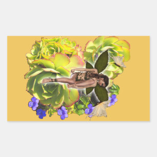 Adesivo Retangular Visitantes vencedores de Rosette