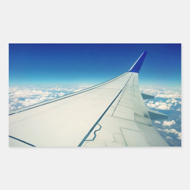 Adesivo Retangular Vista de voo (Frente)