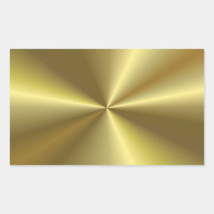 Adesivo Retangular Visual Moderno Metálico Falso Dourado Tendência