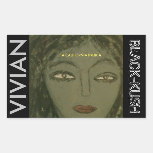 ADESIVO RETANGULAR VIVIAN BLACK KUSH