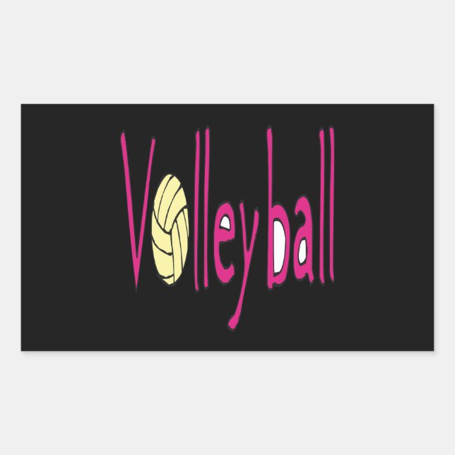 Adesivo Retangular Voleibol 9 (Frente)
