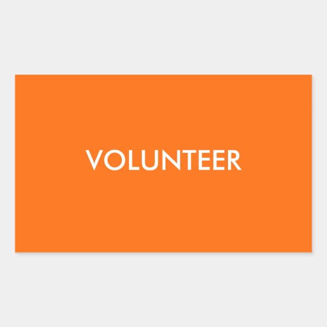 ADESIVO RETANGULAR VOLUNTÁRIO (Frente)